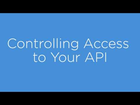 Video 3 of Mashery Product Demo Series - Using Mashery to Control Access to Your API
