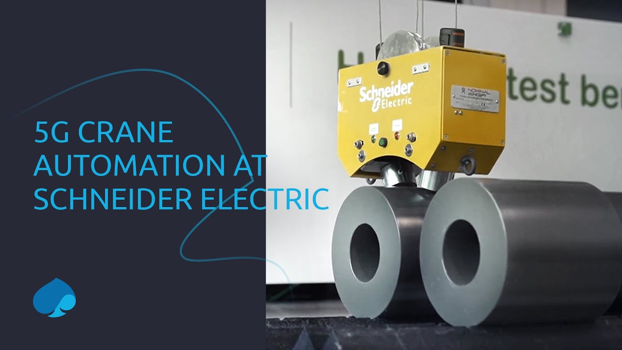 Transforming industrial crane system automation at Schneider Electric with 5G