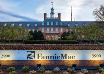 Mandatory Credit: Photo by J David Ake/AP/REX/Shutterstock (9640206a)
The Fannie Mae headquarters building in Washington
Fannie Mae Headquarters, Washington, USA - 21 Apr 2018