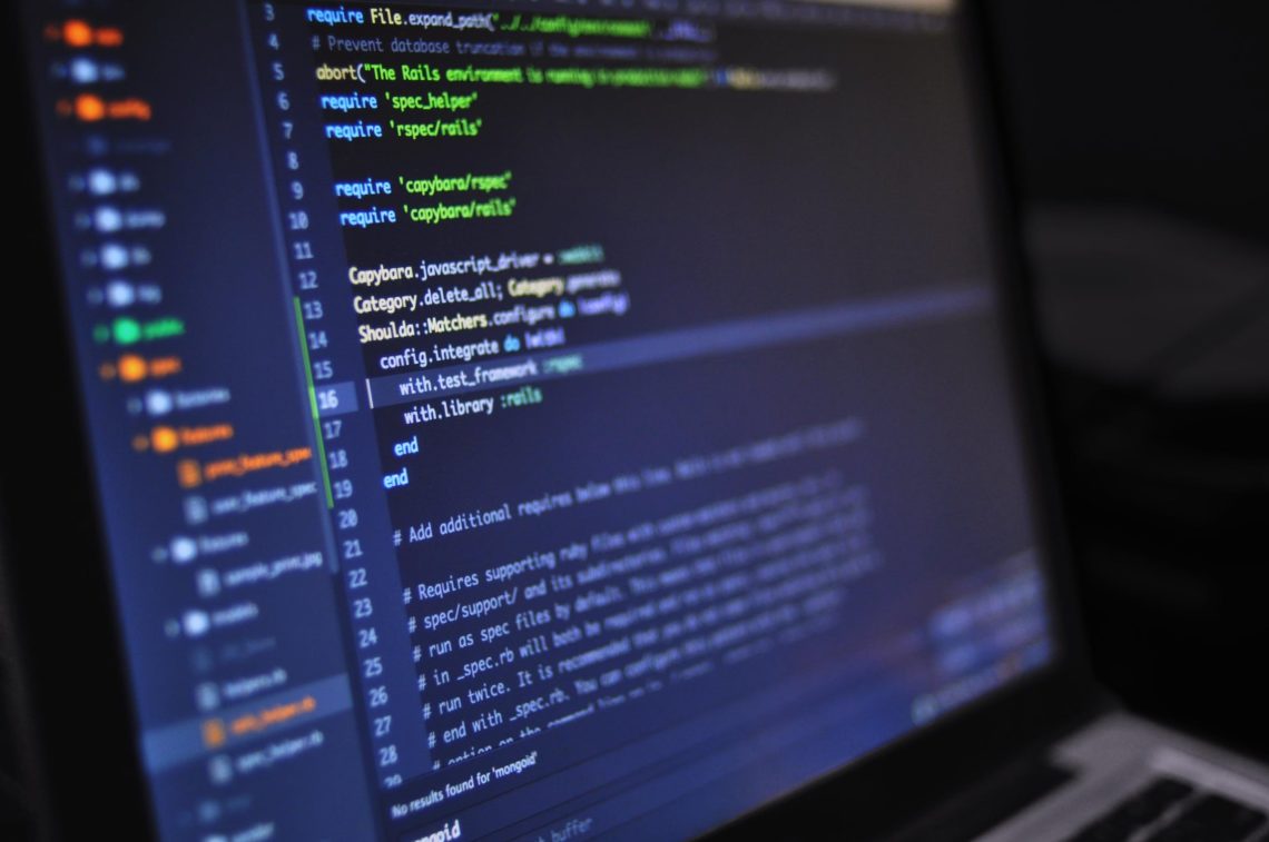 Photo by luis gomes from Pexels: https://www.pexels.com/photo/close-up-photo-of-programming-of-codes-546819/