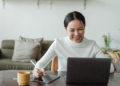 Photo by Ketut Subiyanto from Pexels: https://www.pexels.com/photo/woman-working-at-home-and-making-video-call-on-laptop-4474047/
