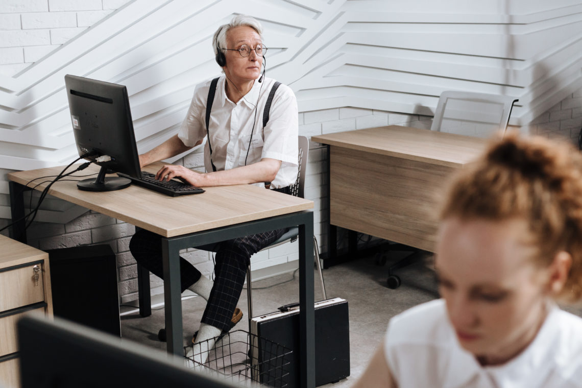 Photo by Ron Lach  from Pexels: https://www.pexels.com/photo/shallow-focus-of-a-man-working-in-the-office-8691821/