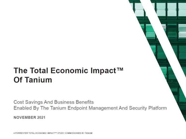 The total economic impact of Tanium