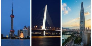 (L-R) Shanghai, Seoul and Shenzhen are in the top 5 smart city list for 2023. (Photos from Pixabay)