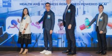 (From Left) Dr. Yvonne Leung, director of customer transformation &g of Bupa Hong Kong; Earwin Lim, technology director of Bupa Hong Kong; Andrew Merrilees, managing director of Bupa Hong Kong; and Yuman Chan, general manager of the Bupa Insurance Business