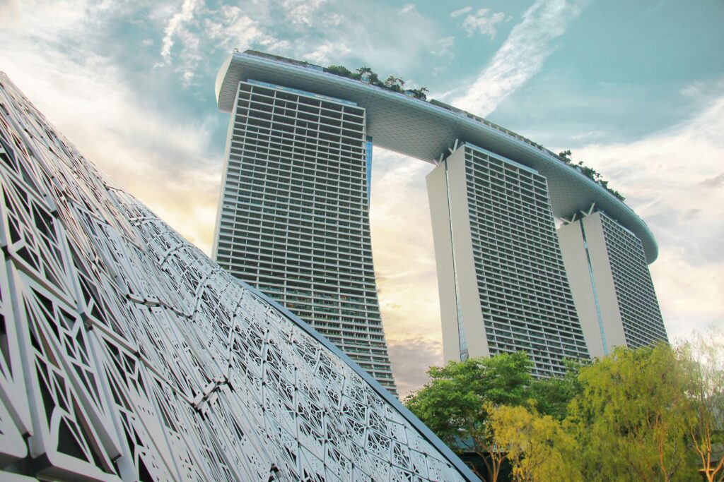 Photo by Simon Sto FPV: https://www.pexels.com/photo/marina-bay-sands-singapore-3544415/