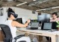 Photo by ThisIsEngineering: https://www.pexels.com/photo/woman-using-laptop-computer-with-vr-headset-3861458/