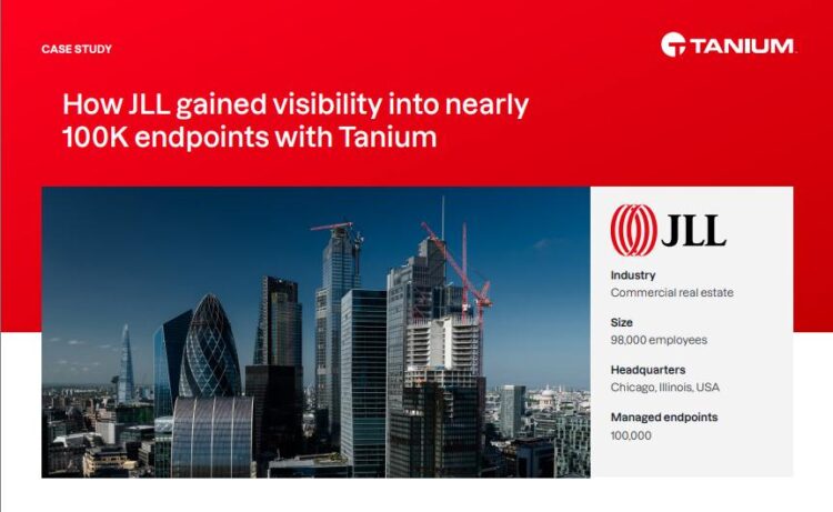 How JLL gained visibility into nearly 100K endpoints with Tanium