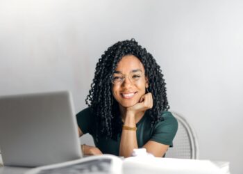 Photo by Andrea Piacquadio: https://www.pexels.com/photo/happy-ethnic-woman-sitting-at-table-with-laptop-3769021/