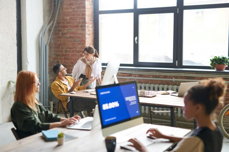 Photo by fauxels: https://www.pexels.com/photo/people-working-in-front-of-computer-3182763/