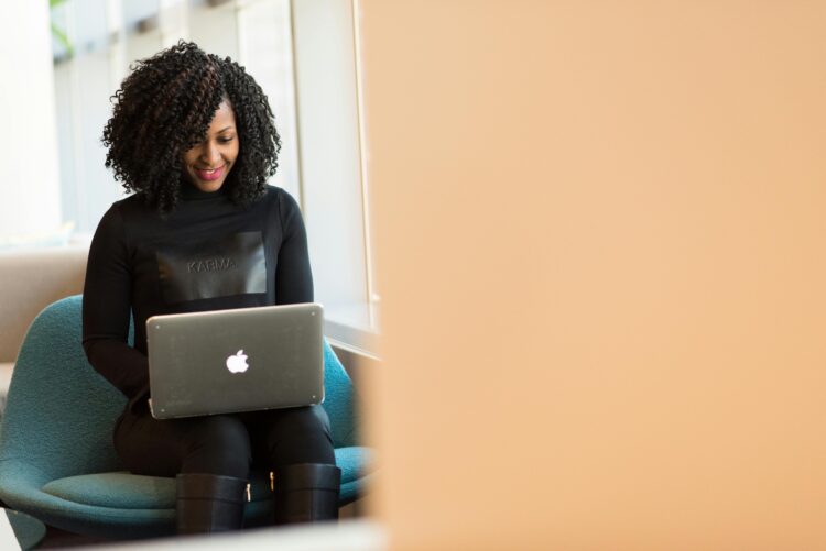 Photo by Christina Morillo: https://www.pexels.com/photo/woman-holding-macbook-1181352/