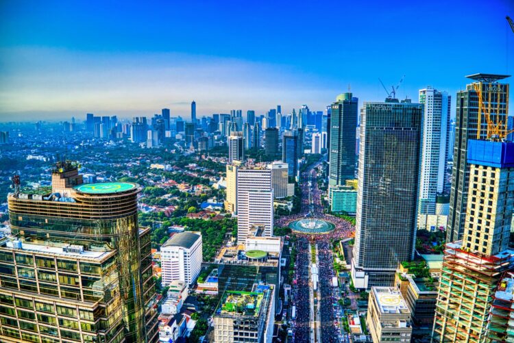 Photo by Tom Fisk: https://www.pexels.com/photo/aerial-photography-of-buildings-2121639/ INDONESIA