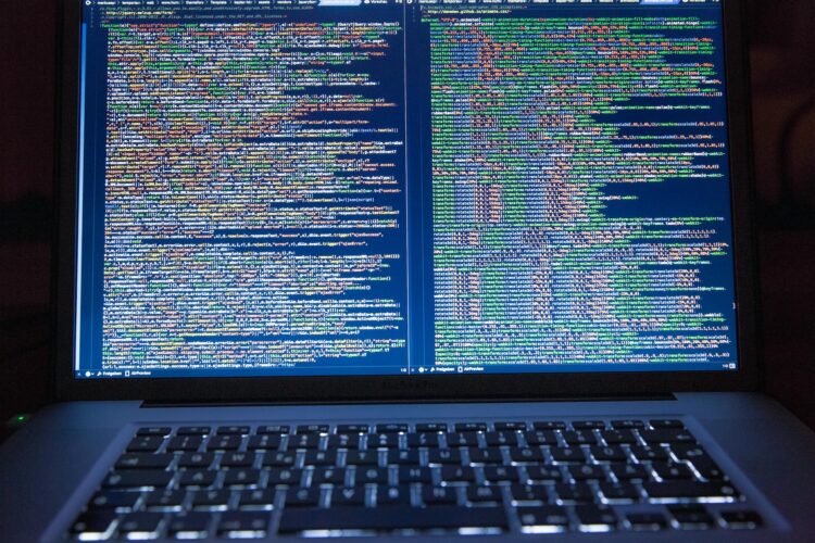 Photo by Markus Spiske: https://www.pexels.com/photo/black-laptop-computer-turned-on-showing-computer-codes-177598/