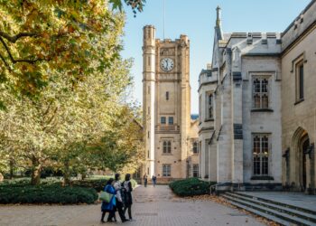 Old Arts clocktower and Old Quad

Photo from: https://www.facebook.com/photo/?fbid=1153756593459280&set=a.590239126477699