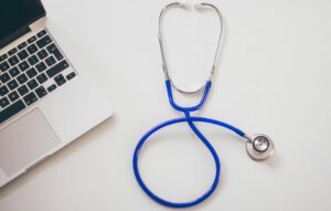 Photo by Negative Space: https://www.pexels.com/photo/computer-desk-laptop-stethoscope-48604/