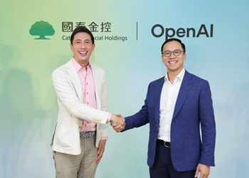 PHOTO: Cathay Financial Holdings announces a landmark long-term partnership with OpenAI, becoming the first financial institution in Taiwan to integrate advanced AI at this scale across research, deployment, and governance. (Resource: Cathay Financial Holdings)