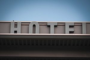 Photo by Francesco Ungaro: https://www.pexels.com/photo/facade-of-modern-hotel-building-under-blue-sky-7380282/