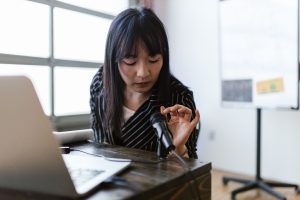 Photo by RDNE Stock project: https://www.pexels.com/photo/woman-testing-the-microphone-8369650/