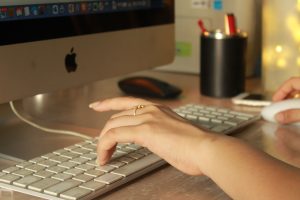 Photo by siddharth vyas: https://www.pexels.com/photo/close-up-of-woman-hands-typing-on-computer-keyboard-19257047/